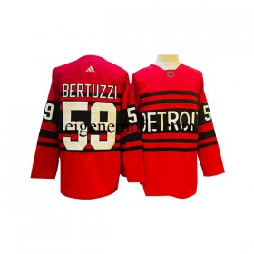 Herren Detroit Red Wings Eishockey Trikot Tyler Bertuzzi 59 Adidas 2022-2023 Reverse Retro Rot Authentic